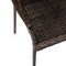 Flash Furniture Espresso PE Rattan Wicker Patio Dining Chair TT-TT02-ESP-GG - alternate 5